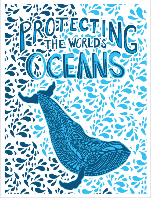 Ocean poster creative design