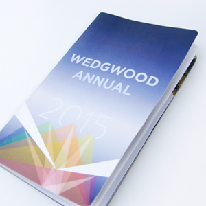 Wedgewood Annual report cover mockup