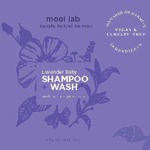 Mooi Lab shampoo label