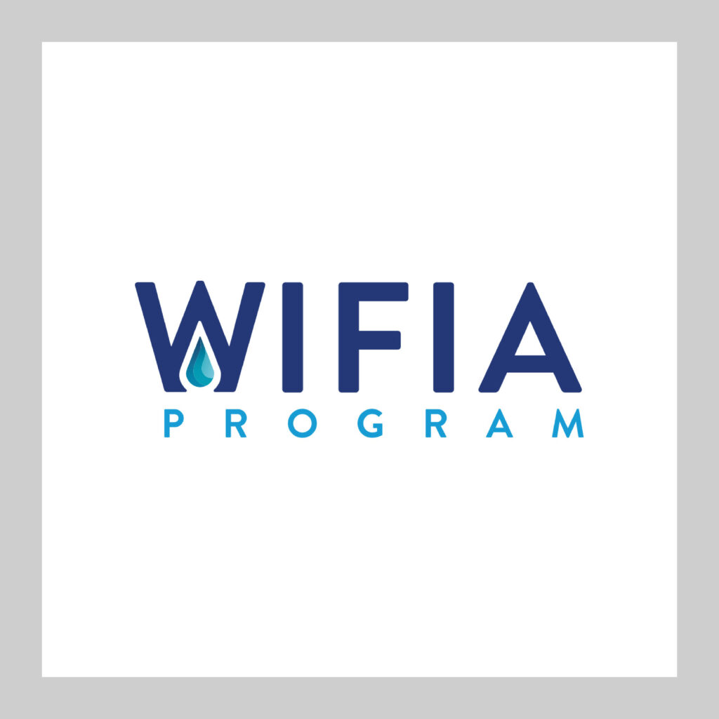 top shelf design portfolio work sample of print brand logo design for the WIFIA program