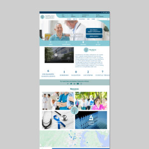 wordpress website development work sample for the maryland oncology hematology organization