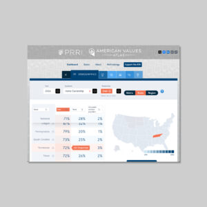 American Values Atlas for PRRI (Public Religion Research Institute) featured project image