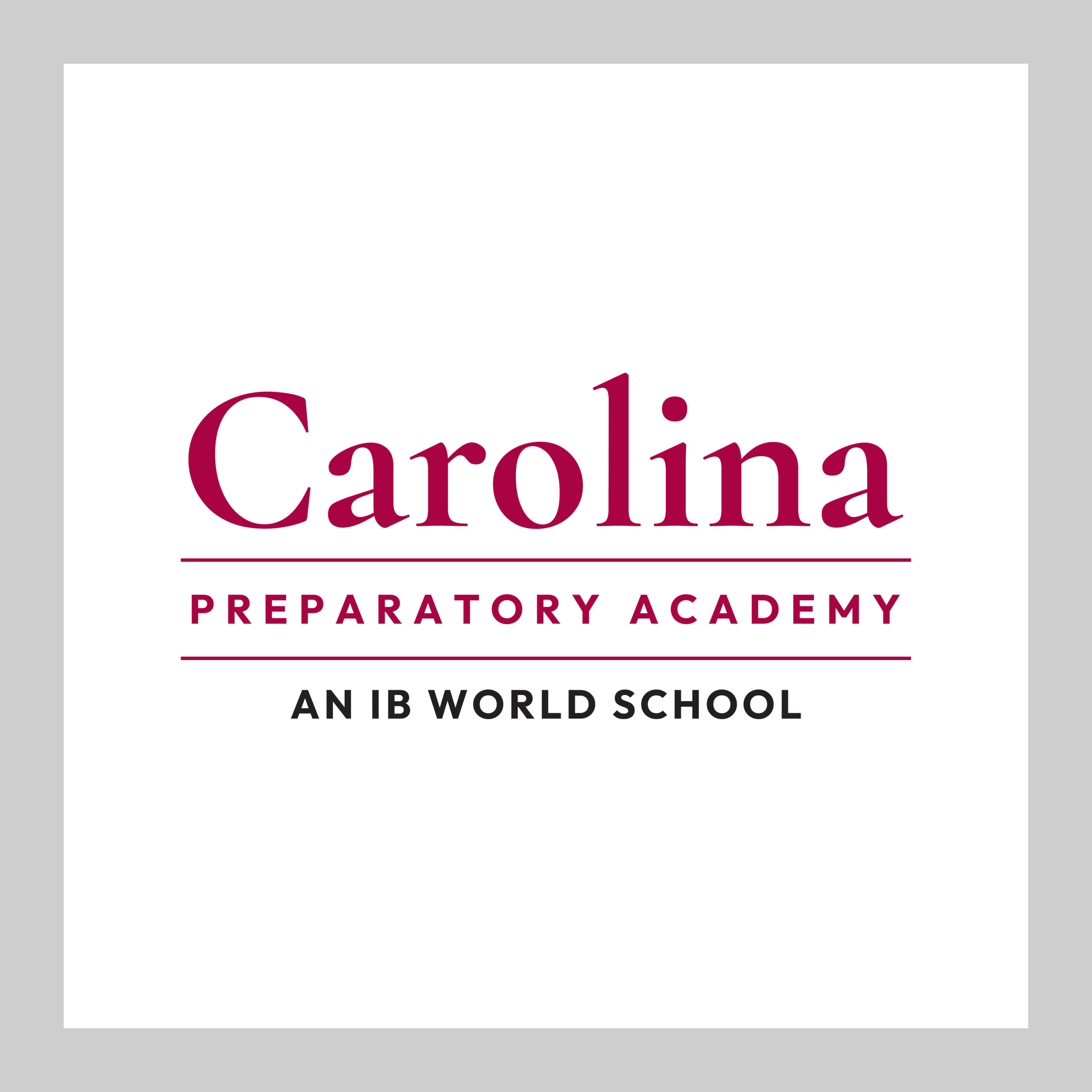 top shelf design portfolio work sample of print brand logo design for carolina preparatory academy